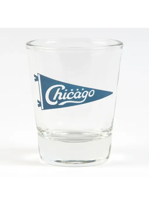 Chicago Pennant Shot Glass