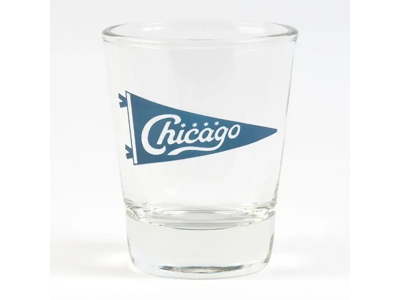 Transit Tees Chicago Pennant Shot Glass