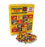 Transit Tees Chicago Style Eats 1000 Piece Puzzle