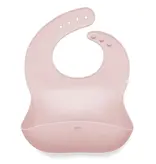 Ali + Oli Silicone Baby Bib Roll Up & Stay Closed (True Pink) Ali + Oli Silicone Baby Bib Roll Up & Stay Closed (True Pink)