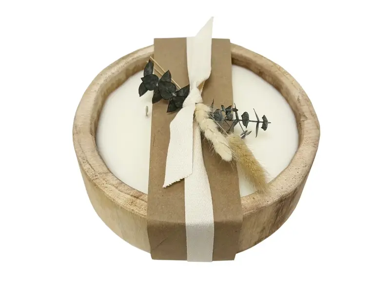 Andaluca Paulownia Circular Wood Candle