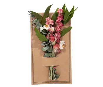 Eucalyptus & Pink Larkspur Mini Bouquet