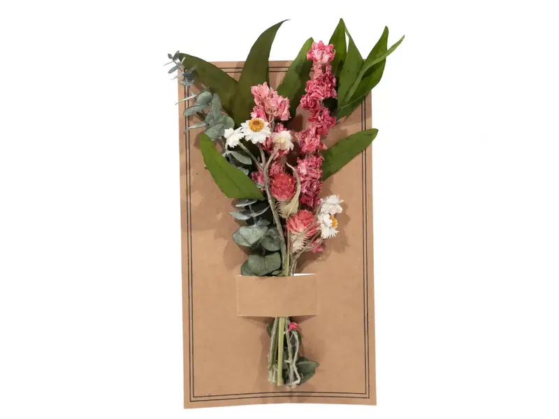Andaluca Eucalyptus & Pink Larkspur Mini Bouquet