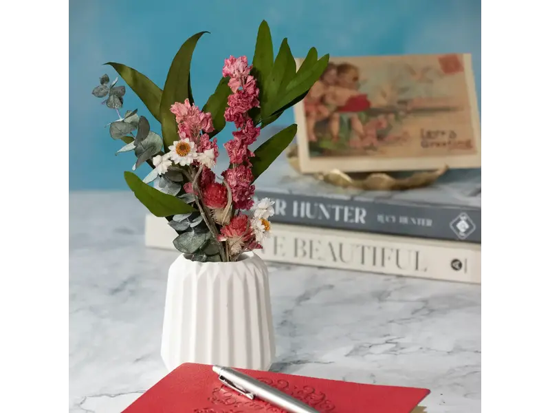 Andaluca Eucalyptus & Pink Larkspur Mini Bouquet