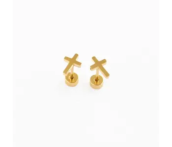 Cross earrings