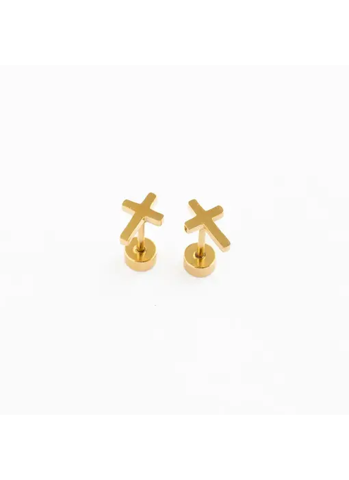 Cross earrings