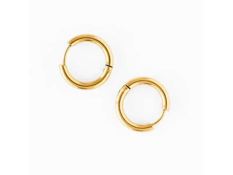 pip pop post Endless Hoop Earrings
