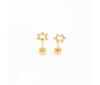 Star of David earrings
