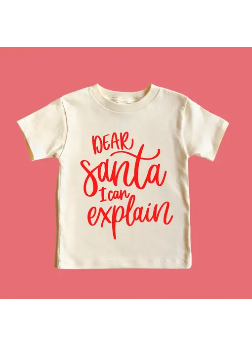 Dear Santa I Can Explain Toddler and Youth Christmas Shirt