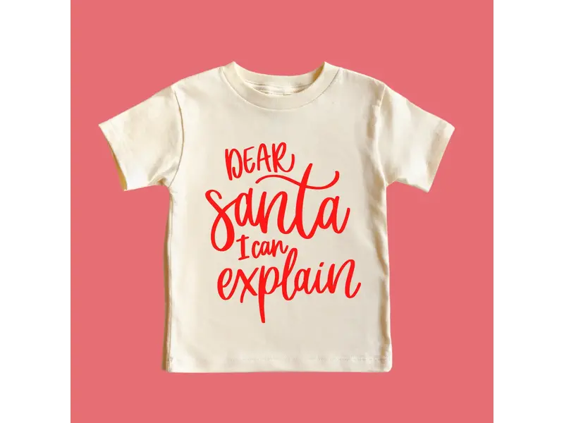 Benny & Ray Dear Santa I Can Explain Toddler and Youth Christmas Shirt