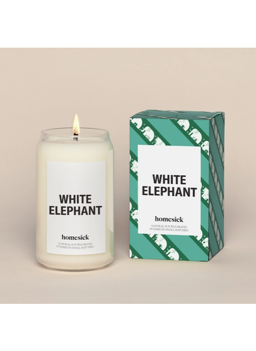 White Elephant Candle