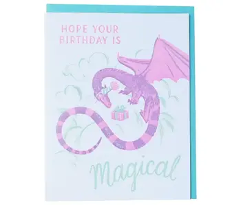 Happy Dragon Birthday Card