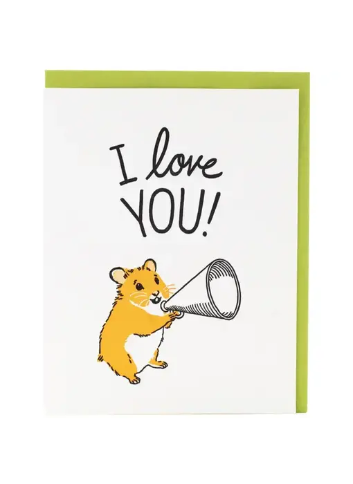 Hamster Love Card