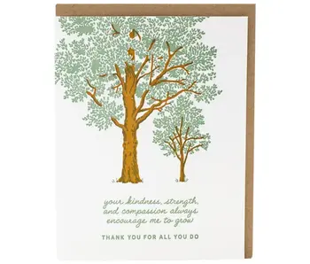 Tree & Sapling Caregiver Card
