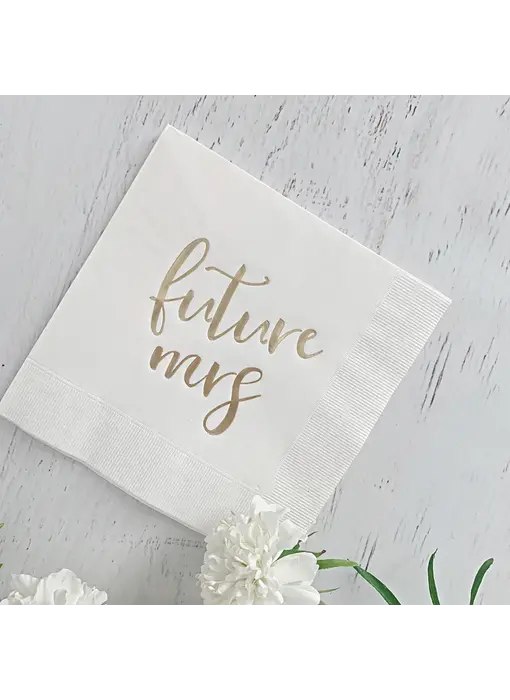 Future Mrs. Bridal Shower Luncheon Napkins