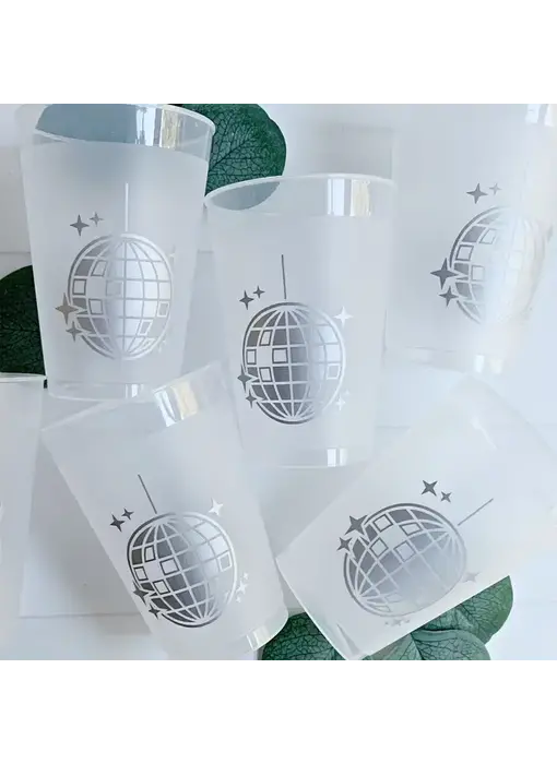Disco Ball Party Cups - Set of 8 | 12 Ounce