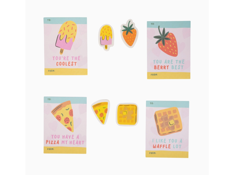My Mind's Eye Pizza Valentines Boxed Cards (set of 12)