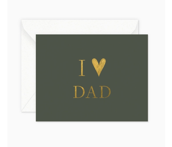 I Heart Dad Greeting Card