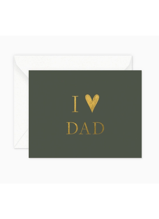 I Heart Dad Greeting Card