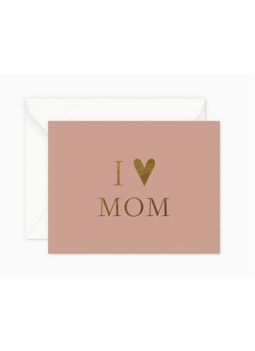 I Heart Mom Greeting Card