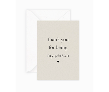 My Person Greeting Card
