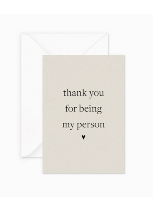 My Person Greeting Card
