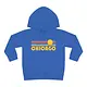 Chicago, Illinois Toddler Hoodie - Vintage Royal