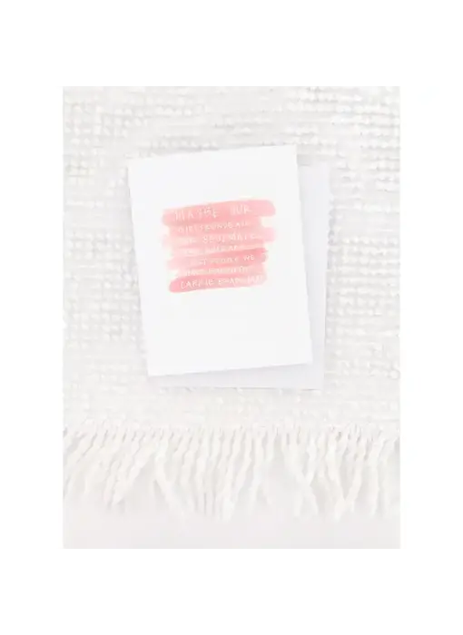 Carrie Bradshaw Card