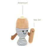 JellyCat Inc Amuseables Eggetha Egg & Lance Soldier