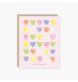 2021 Co. Conversation Hearts Valentine's Day Card