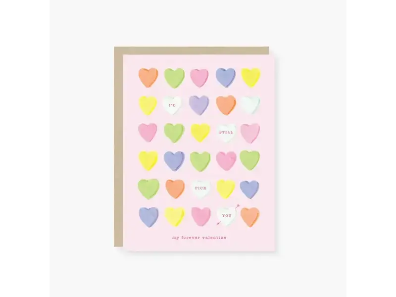 2021 Co. Conversation Hearts Valentine's Day Card