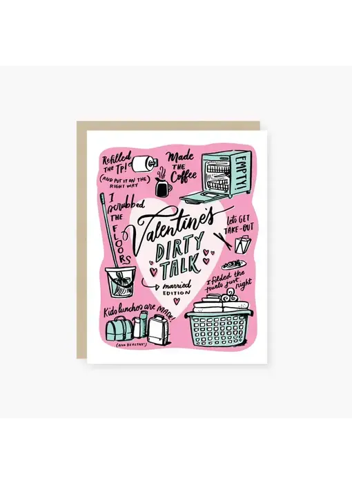 Dirty Talk—Married Edition Valentine's Day Card