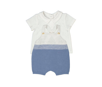 Knit dungarees set - Riviera