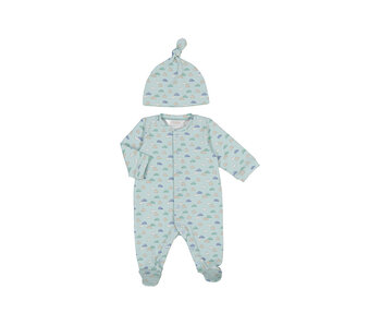 Long onesie with hat - Jade