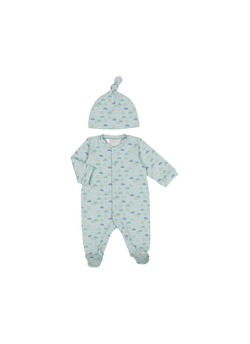 Long onesie with hat - Jade