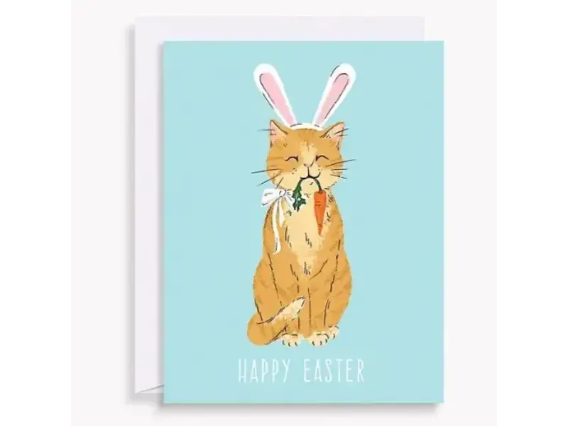 Paper Source Cat Easter Card