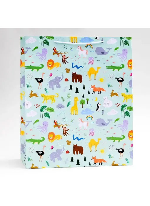 Jungle Animals Gift Bag  Xlarge