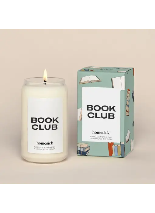 Book Club Candle