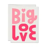 Red Cap Cards Big Love Valentine's Day Greeting Card