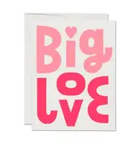 Red Cap Cards Big Love Valentine's Day Greeting Card