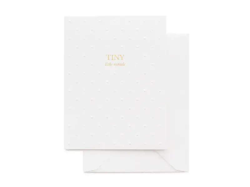 Sugar Paper Tiny Little Miracle Card