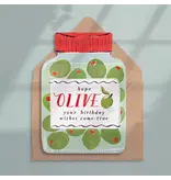 Sister Paper Co. Olives Birthday Card | Olive Jar Birthday Card
