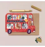 Sister Paper Co. Party Bus Kids Birthday Card | Childrens Greeting Card
