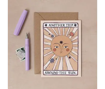 Tarot Sun Birthday Card | Tarot Card | Sun Greeting Cards