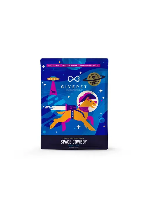 GivePet Space Cowboy Freeze-Dried Dog Treats