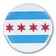 Button Pin- chicago flag