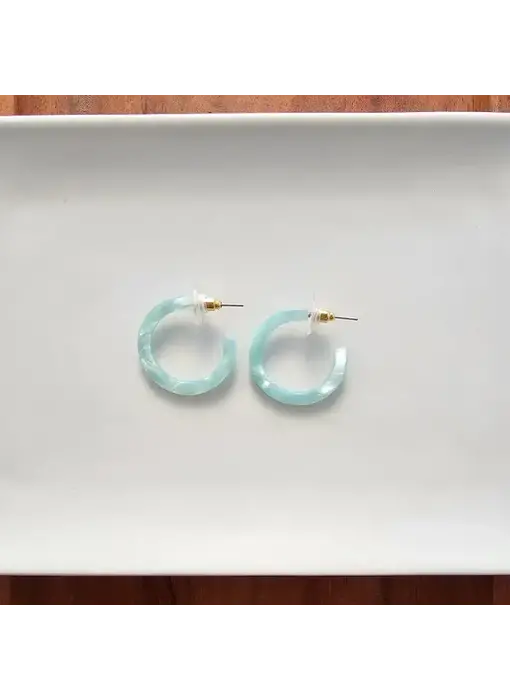 Cam Mini Hoops - Mint