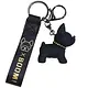 French Bulldog Keychain - Black