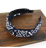 pretty persuasions Embroidered Fabric Headband - Blue