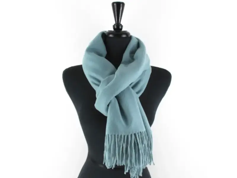 pretty persuasions Solid Color Cozy Soft Scarf - Blue